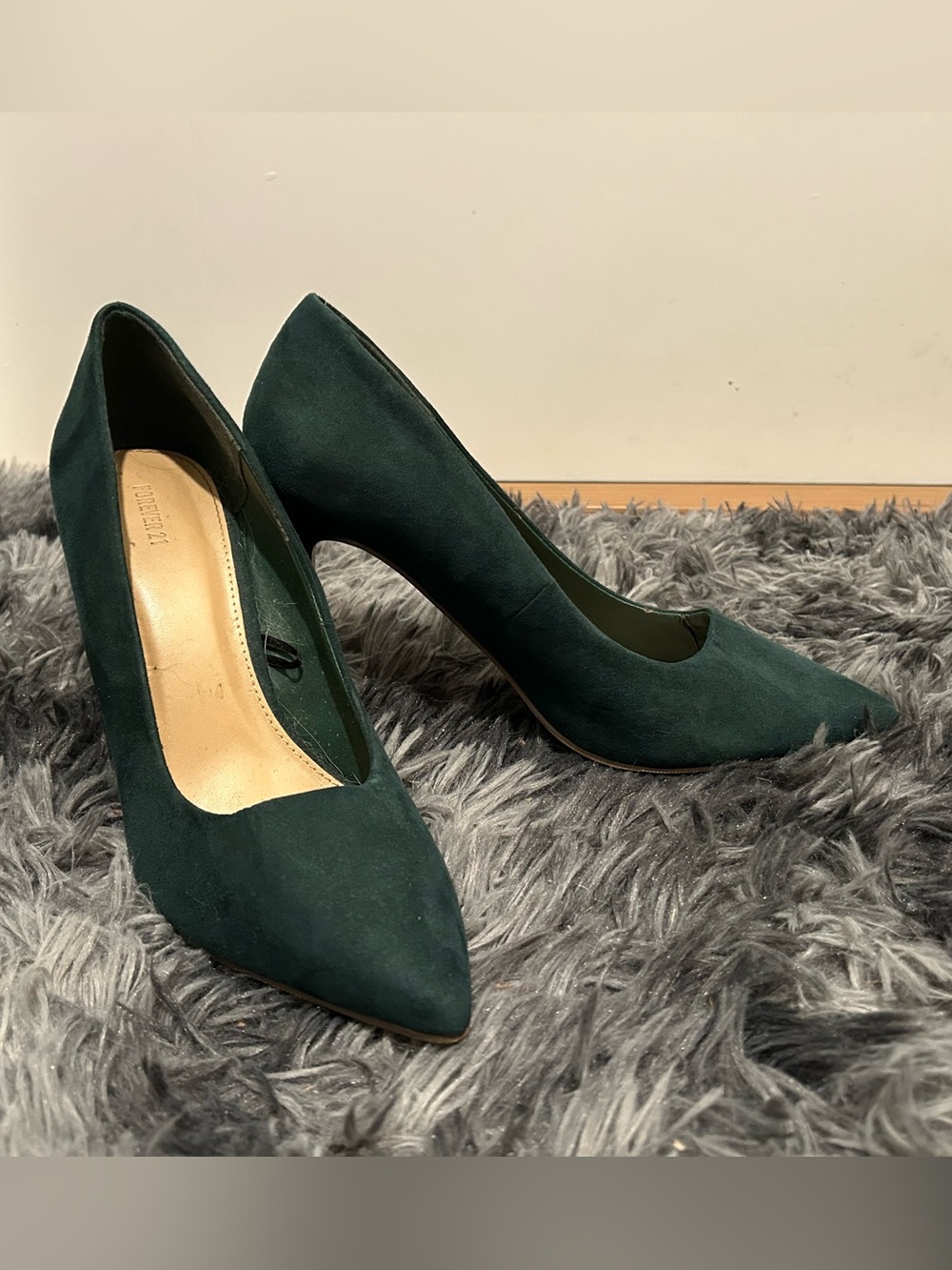 Forever 21 Forest Green Heels